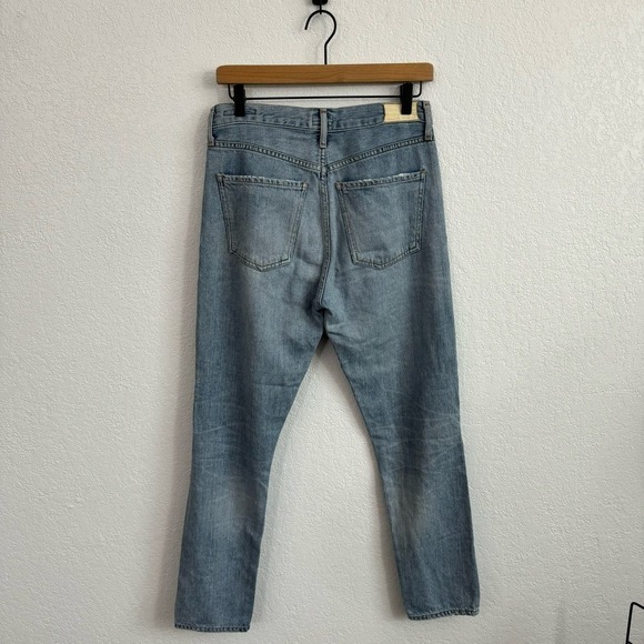 Citizens of Humanity Liya Premium Vintage High Rise Classic Crop Jeans Torn 26 - Picture 8 of 14